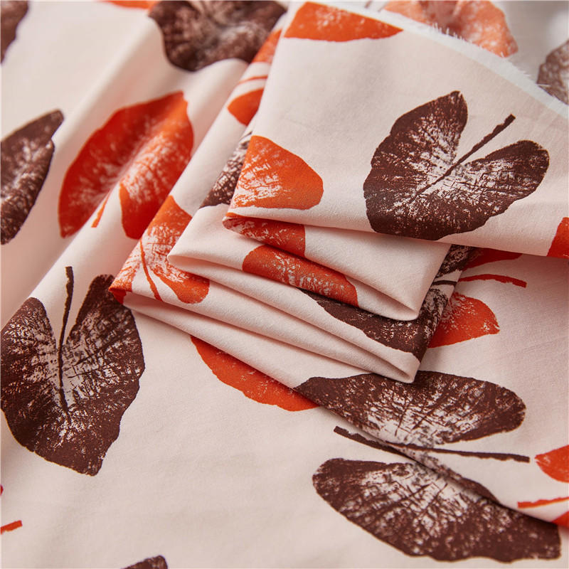 Eco-friendly digital print 21% silk 79% cotton Chinoiserie Cotton Silk Fabric