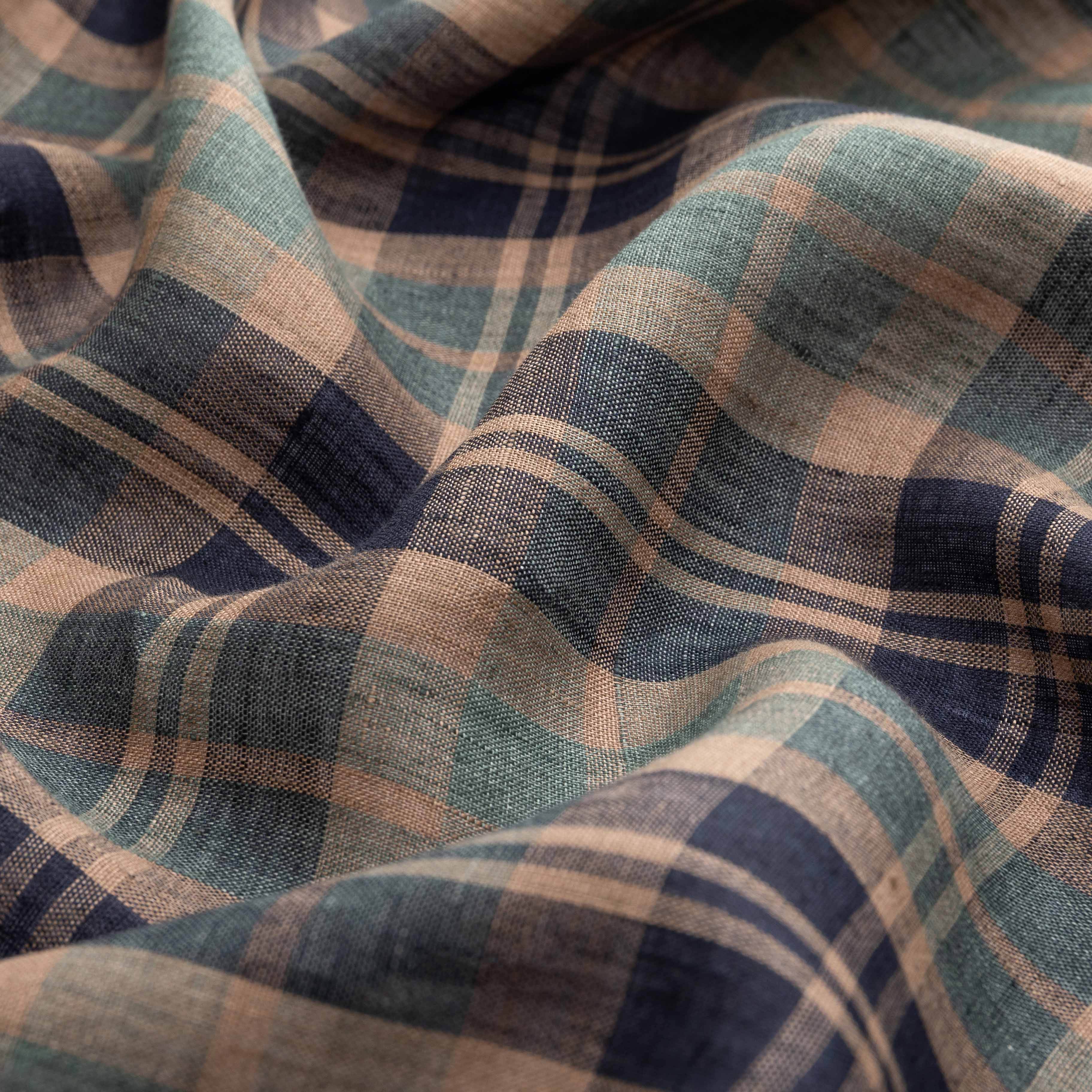 Wholesale manufacturers Eco-friendly 100% linen dress shirt Fabric