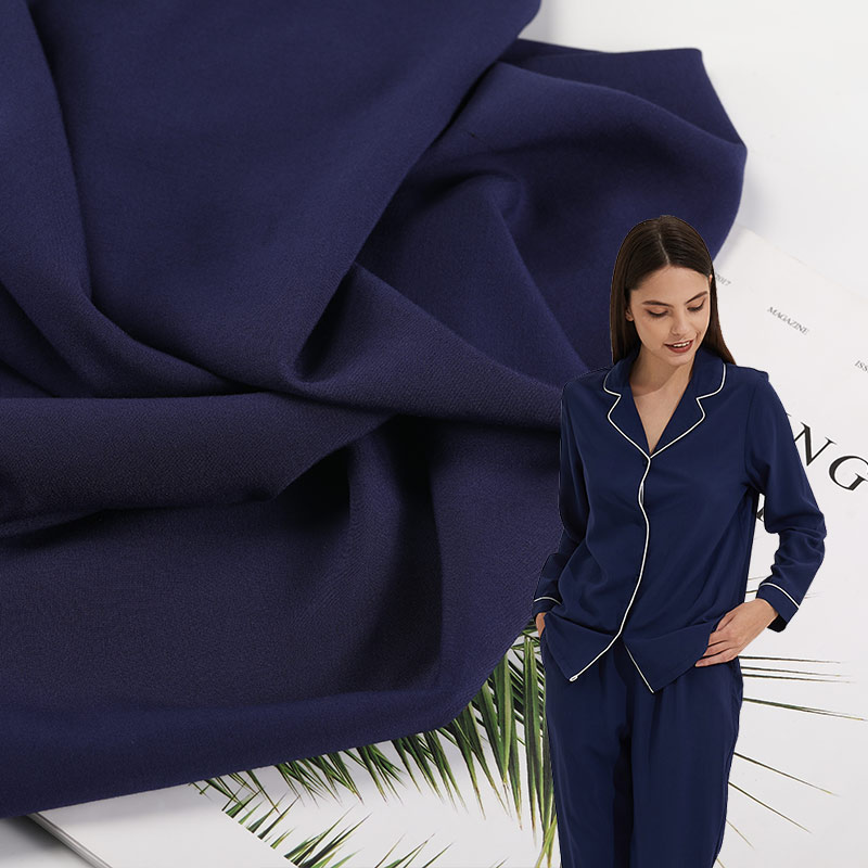 Eco-friendly soft 76% modal 24% polyester fabric for lounge wear