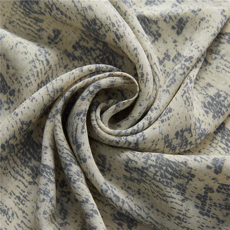 Snakeskin crepe 53% viscose 47% rayon poplin eco-friendly snake animal print fabric
